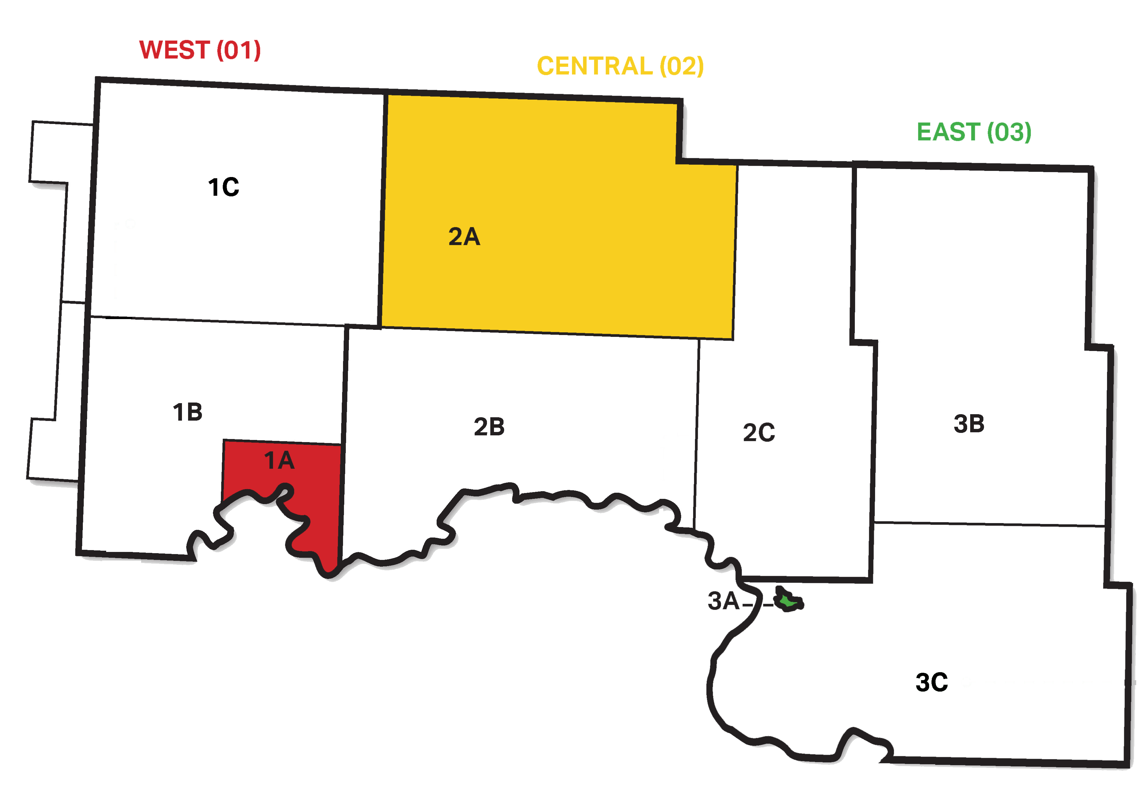 Board Precincts A Map